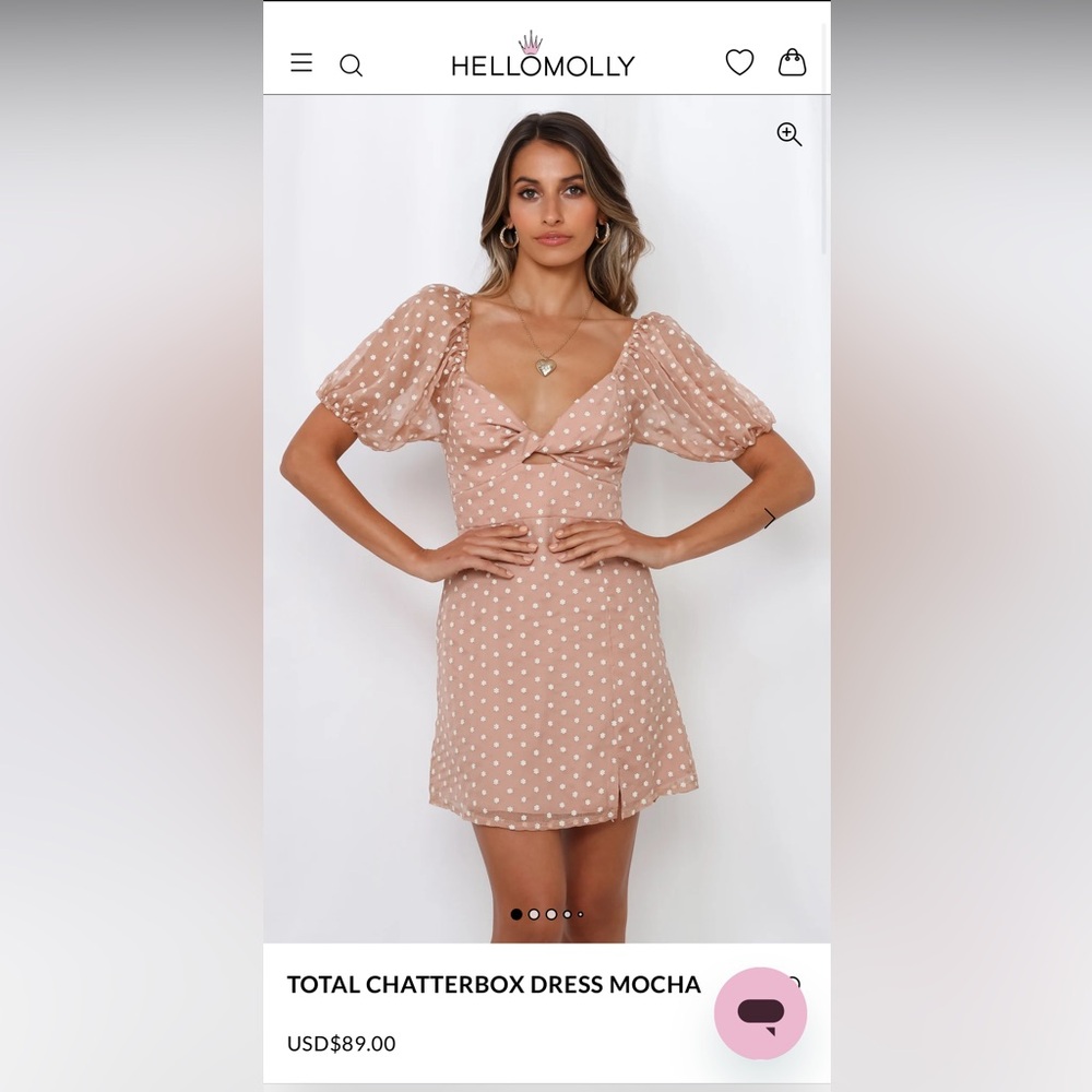 Hello Molly Total Chatterbox Mini Dress - S